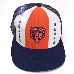 Chicago Bears NFL Football AJD Lucky Stripes Vintage Trucker Snapback Cap‎ Hat